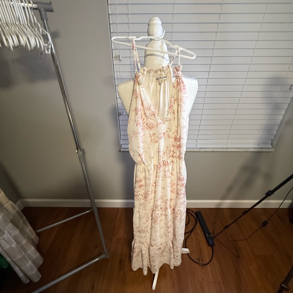 Wallflower Pink Floral Maxi Dress